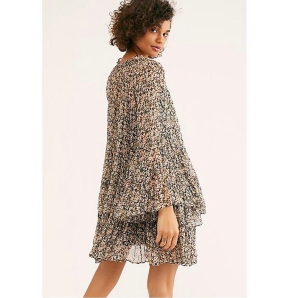 Free people love ya floral mini dress